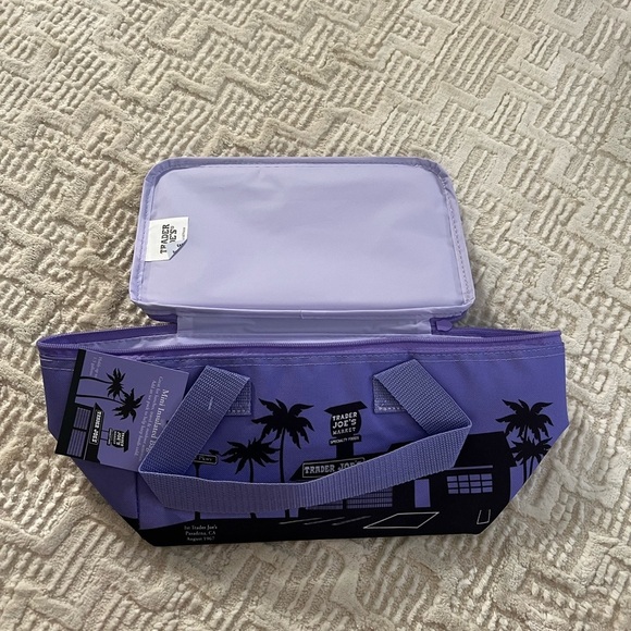 Trader Joe's Mini Insulated Purple Bag - Picture 4 of 5